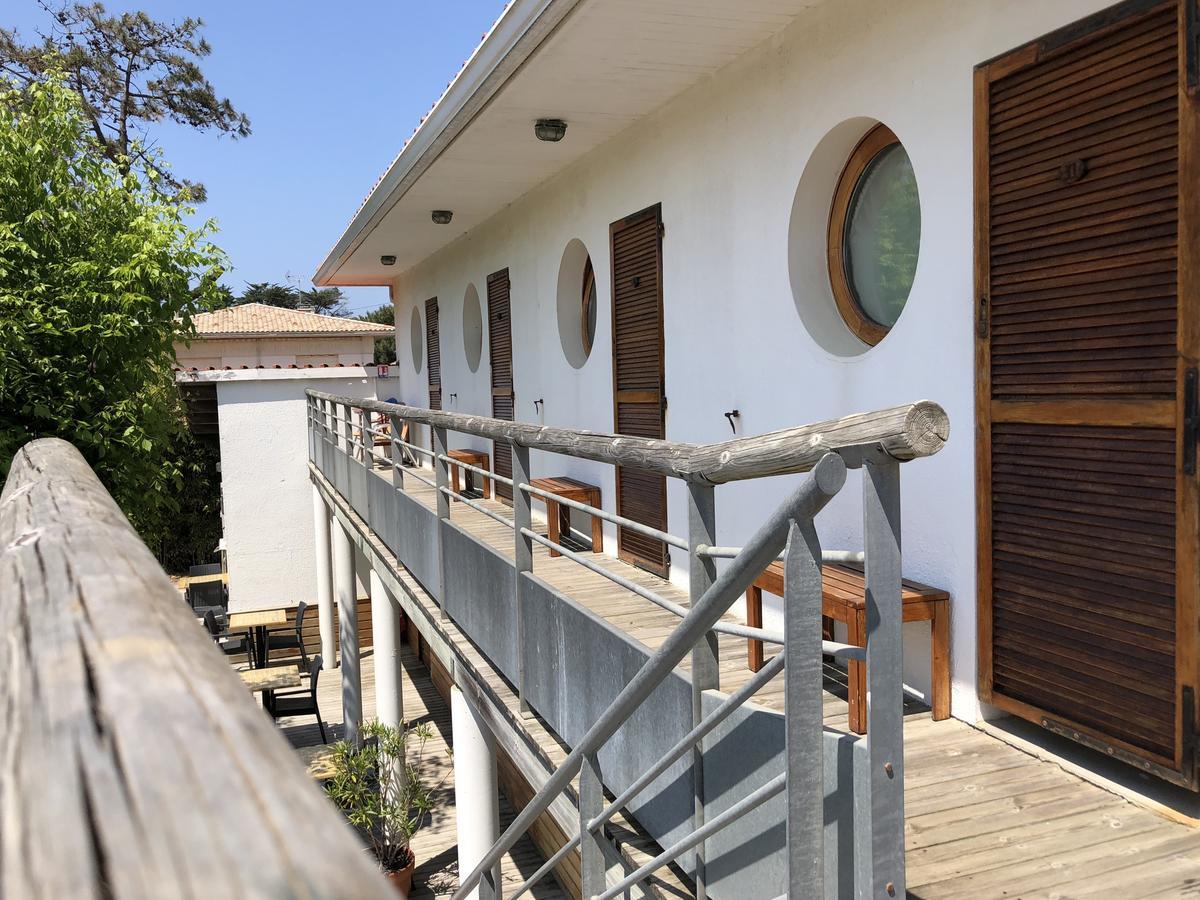 Hotel Le Pavillon Bleu Lège-Cap-Ferret Exterior foto