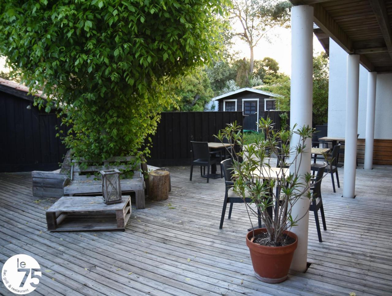 Hotel Le Pavillon Bleu Lège-Cap-Ferret Exterior foto