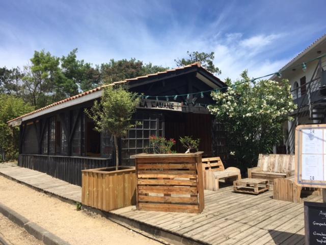 Hotel Le Pavillon Bleu Lège-Cap-Ferret Exterior foto